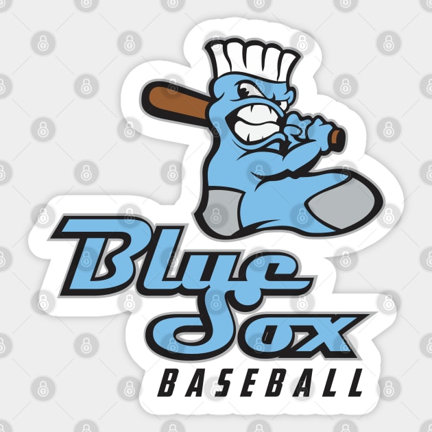 Blue Sox Baseball Sticker by DavesTees